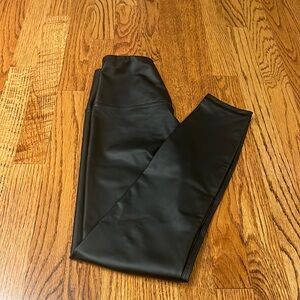 Danielle K. Woman’s Black Faux Leather Pants Size S